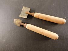 2 Fers à Dorer,  Outil Ancien