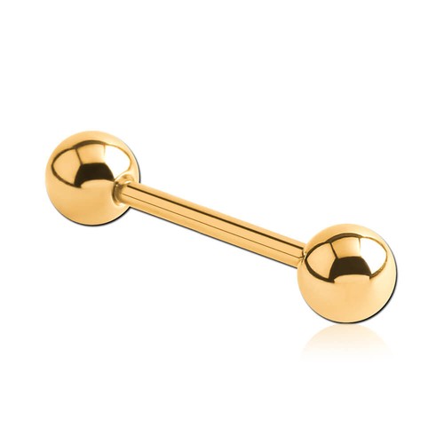 Barbell plaqué carats - barbell, or