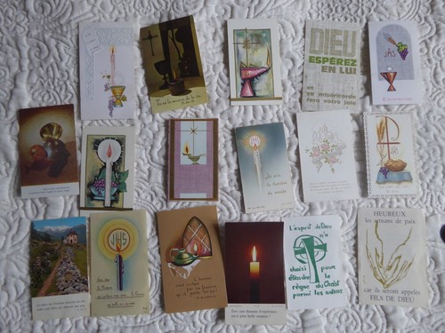 Lot images pieuses n12 - lot,
