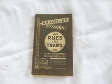 Les rues les trams en 1 plan d'ensemble et 72 plans détaillés - Bruxelles voyage