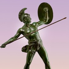 STATUE ART DÉCO - "LEONIDAS"