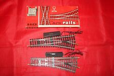 JOUEF HO 2 STRAIGHT ELECTRIC SWITCHES 4184 TRAIN BOX