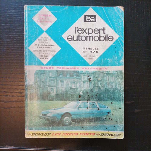 Revue technique citroen - citroen, cx