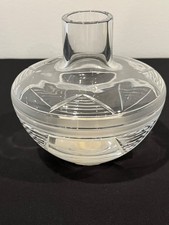 Vintage Nambe Crystal Vase "Traditions Made Modern" Arrow Pot Design #5353