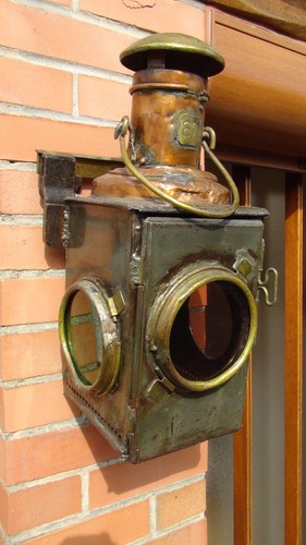Ancienne lanterne bougie - ancienne, en