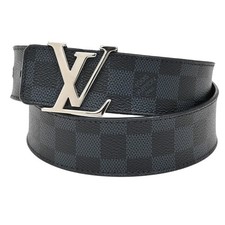 LOUIS VUITTON Ceinture LV Initial Belt 85/34 Damier Cobalt Blue M9210 80EF584