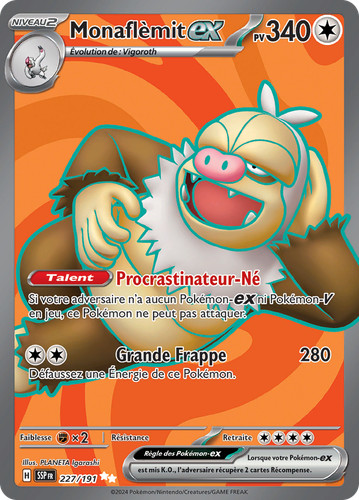 Carte pokémon monaflèmit - carte,