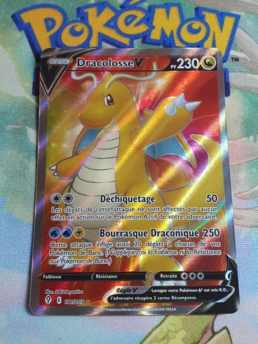 Carte pokemon dracolosse 191 - carte,