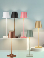 Wireless LED Desk Lamp 3-Level Dimmable Touch USB Night Table Mood Light