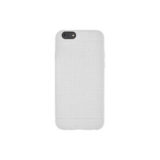 COQUE iPHONE 6 6S (4"7) MICRO PERFORÉE BLANC SILICONE SEMI-RIGIDE (TPU)