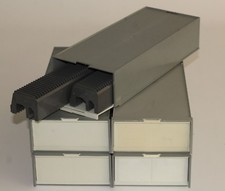 5 piece magazine box 2x50 + 10 universal magazines slide magazine slide box stacking box