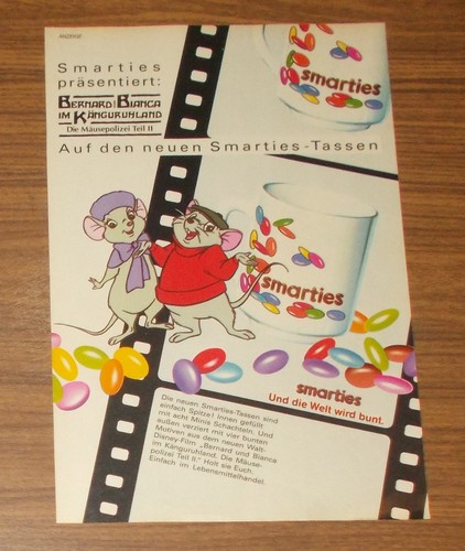 Rare advertising smarties mug - advertising,