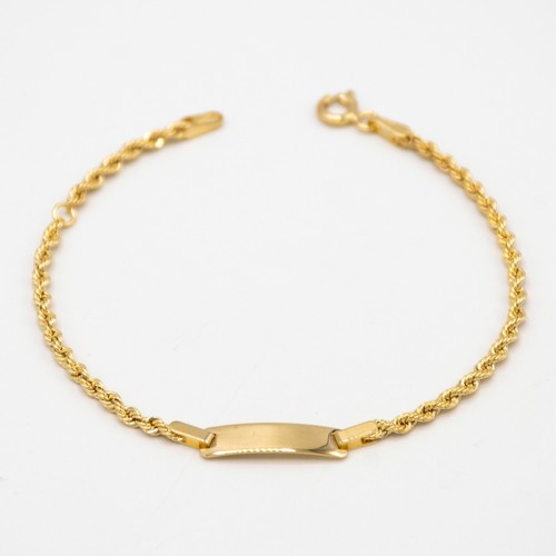 Bracelet fille jaune 9 - bracelet, or