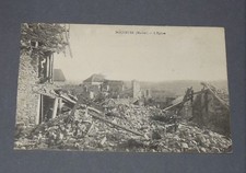 CPA POSTCARD WAR 14-18 BOULEUSE MARNE CHURCH BOMBING