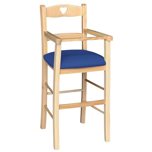 Chaise haute bois couleur - haute,