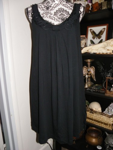 Robe originale noire coton