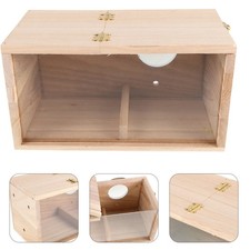  Nichoir Pour Perruches Nid Accessoires De Maison D'oiseau En Bois