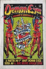 Affiche DEMON EYES Tattoo