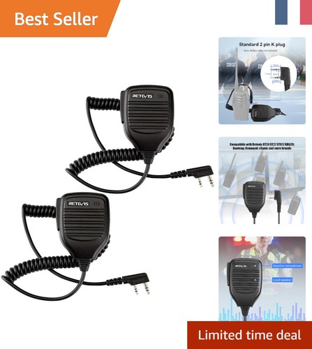 Micro haut parleur - de, talkie