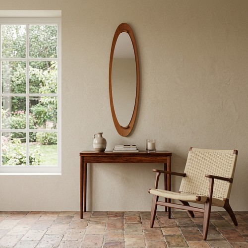 Miroir vintage cadre teck - vintage,