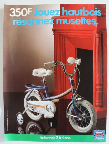 Affiche cycles motobecane - affiche,