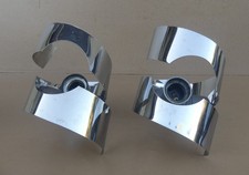 Paire appliques inox spirale