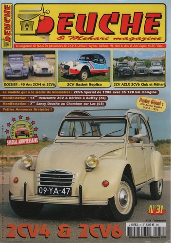 Deuche mehari magazine - deuche, &