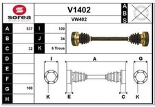 Arbre de transmission SNRA