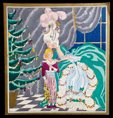Carte ouvrante decor noel - carte,