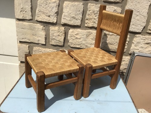 Joli tabouret chaise enfant - joli, et