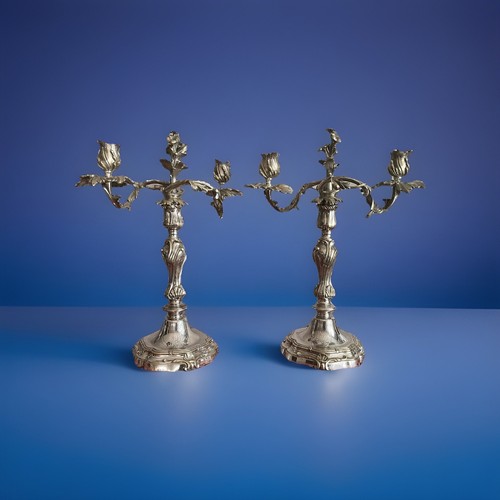 Paire chandelier bronze - chandelier, en