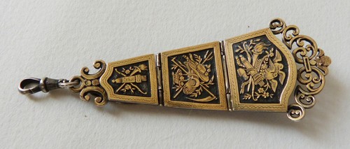 Chatelaine key watch holder