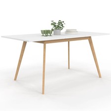 Table scandinave extensible