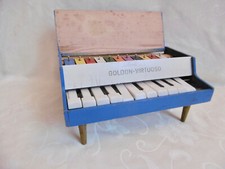 JOUET ANCIEN - PIANO / XYLOPHONE EN BOIS "GOLDEN VIRTUOSO" ANNÉES 1950/60
