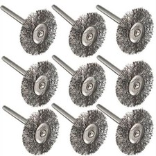 LOT DE 10 / BROSSE METALLIQUE