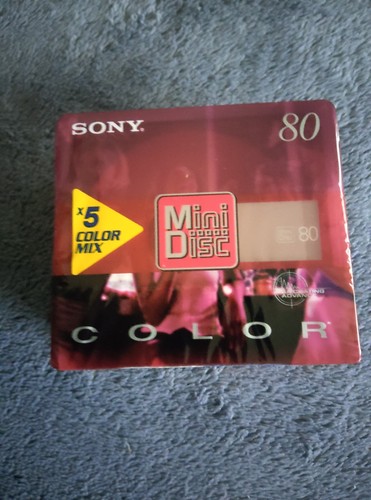 Minidiscs sony color - sony,
