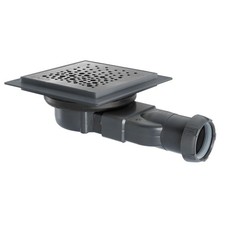 30723970 Bonde de douche à l'italienne Venisio Compact avec grille Soda en in...