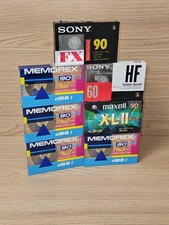 Lot de cassettes audio vierges