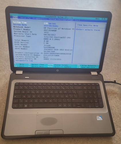 Portable pavilion g7 - portable, hp