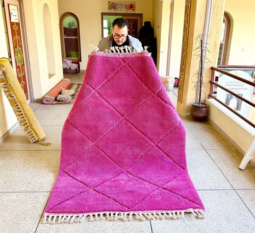 Tapis laine berbère - laine,