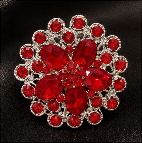 Broche fleur fantaisie - , en