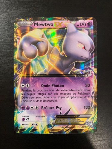 Carte pokémon mewtwo - carte, ex