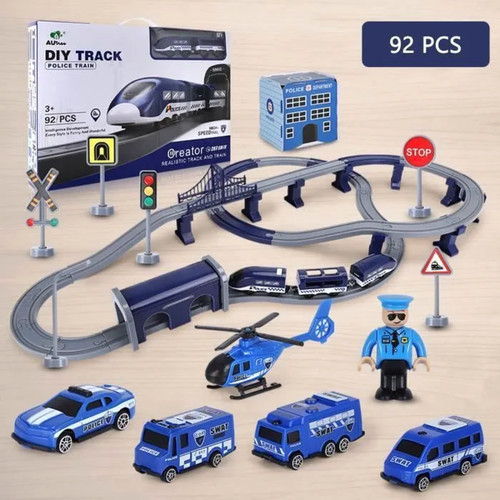 Train électrique pcs diy - train, 92
