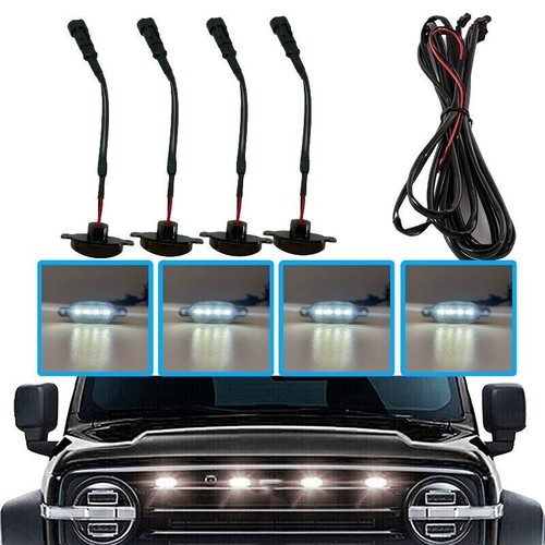 Set avant blanc grille led - set,