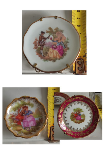 Lot miniature mini assiette - miniature,