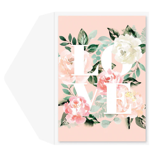 Graphique love engagement card - graphique,