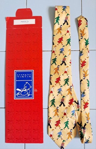 Tintin cravate 100 soie - tintin, 100%