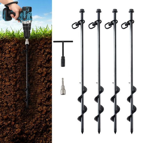 Pièces piquets ancrage 40cm - piquets,