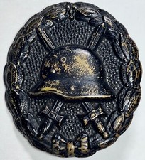 Original WW1 German Imperial Army Black Wounds Badge 1917