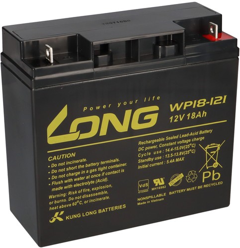 Kung long vds wp18 12i - long, wp18-12i